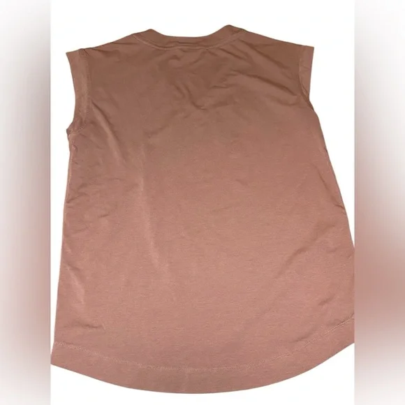 Athleta V-Neck Tank Brown Women’s XS Droptail Hem Summer Casual Athleisure Soft - Picture 3 of 7
